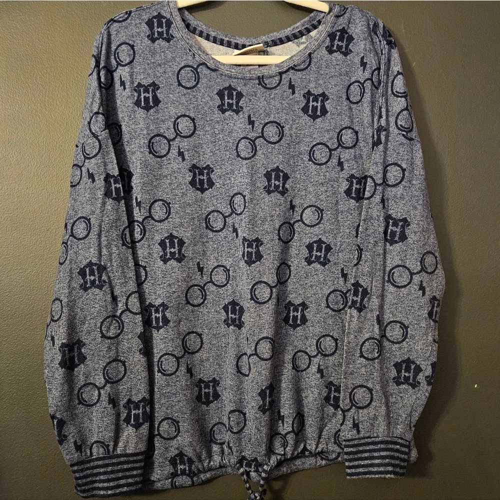 Harry Potter Drawstring Hem Pullover - Picture 2 of 6